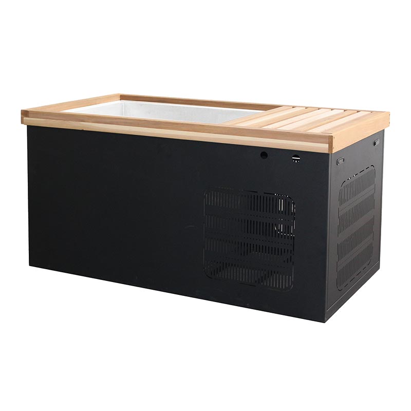 Compact Cedar Cold Plunge Tub with 304