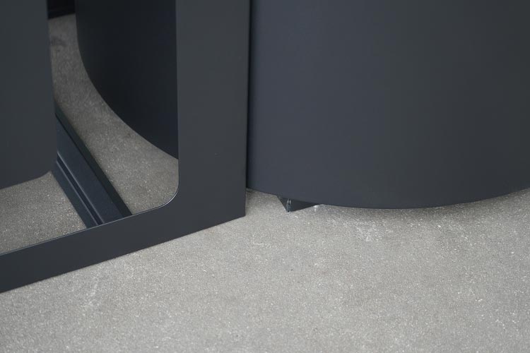 Reinforced 304 Stainless Steel Black Cold Plunge Tub