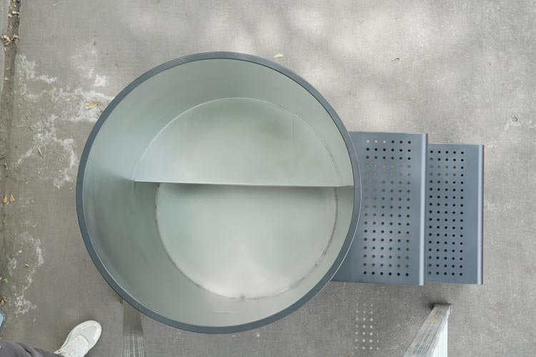 Reinforced 304 Stainless Steel Black Cold Plunge Tub