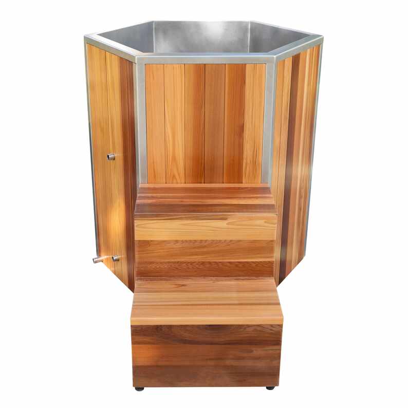 Гнучка ванна Cedar Cold зі сходинкою